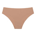 Tanga taille haute sans couture - Brun épicé