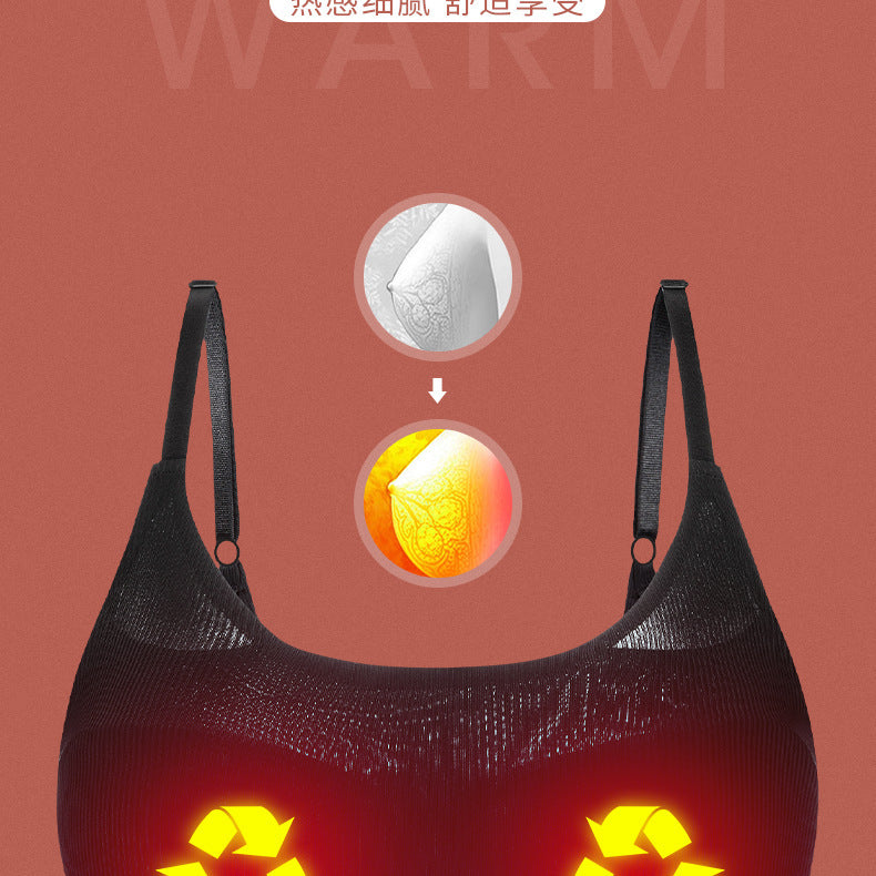 Wireless massage bra
