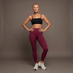 Anti-Cellulite Leggings – Burgundy