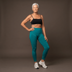 Anti-Cellulite Leggings – Peacock Green