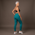 Anti-Cellulite Leggings – Peacock Green