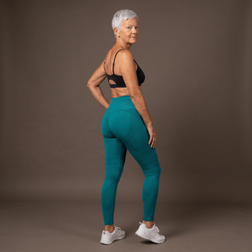 Anti-Cellulite Leggings – Peacock Green