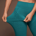 Anti-Cellulite Leggings – Peacock Green