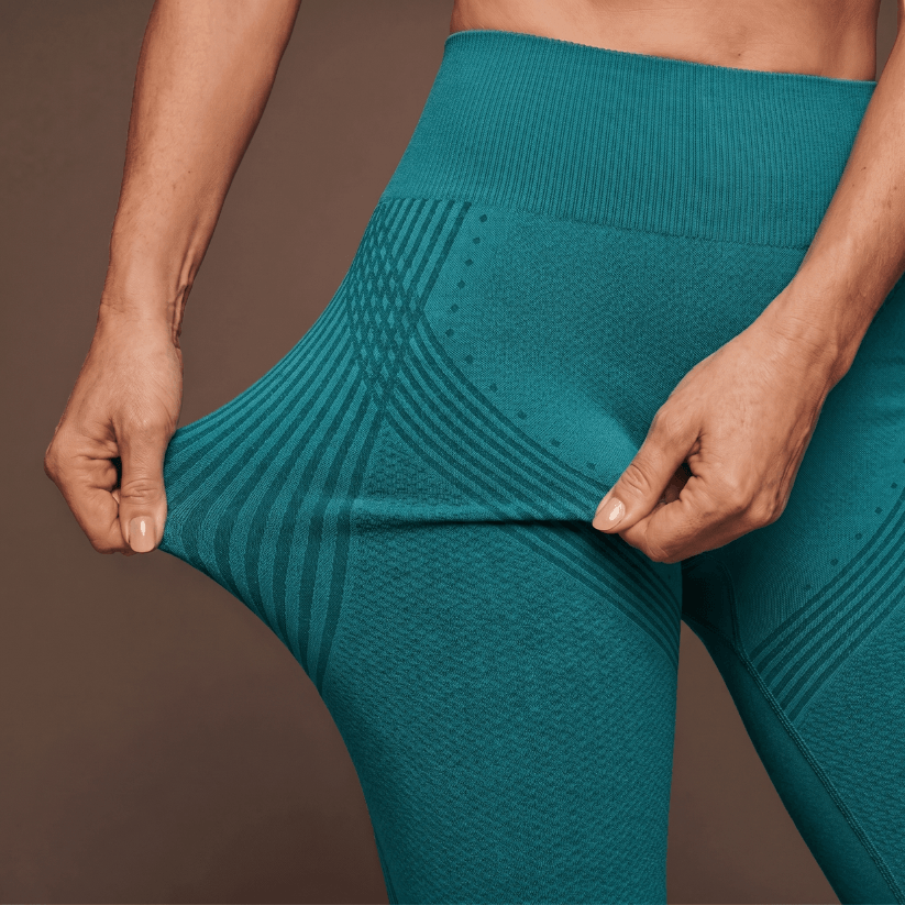 Anti-Cellulite Leggings – Peacock Green